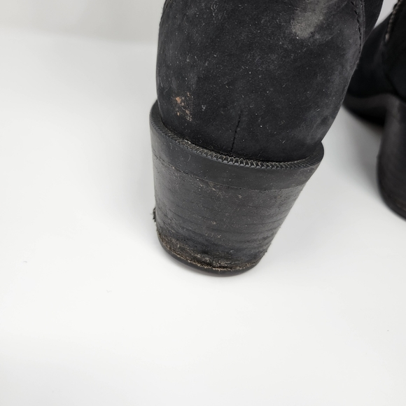 Teva | Tall Foxy Waterproof Leather Heeled Boots Size 9 - Picture 4 of 10